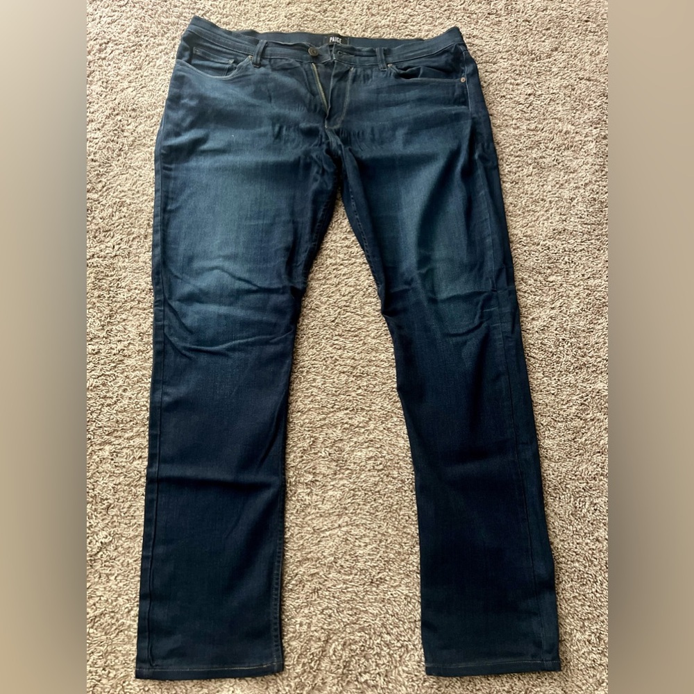 Paige Denim 5-Pocket Indigo Rinse Jeans - Inseam 32